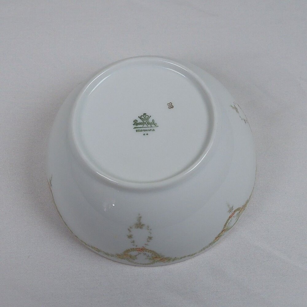 Rosenthal Donatello Briar Rose Fine China Cranberry Bowl 5.5" Vintage Germany - Picture 8 of 9